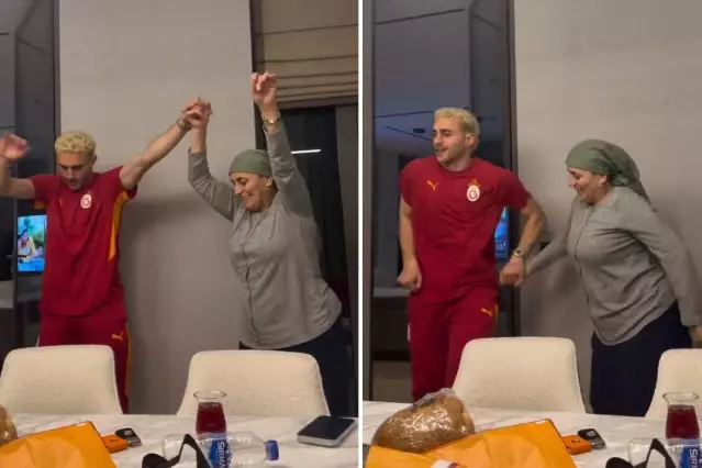 Barış Alper galibiyetin tadını annesiyle beraber çıkardı