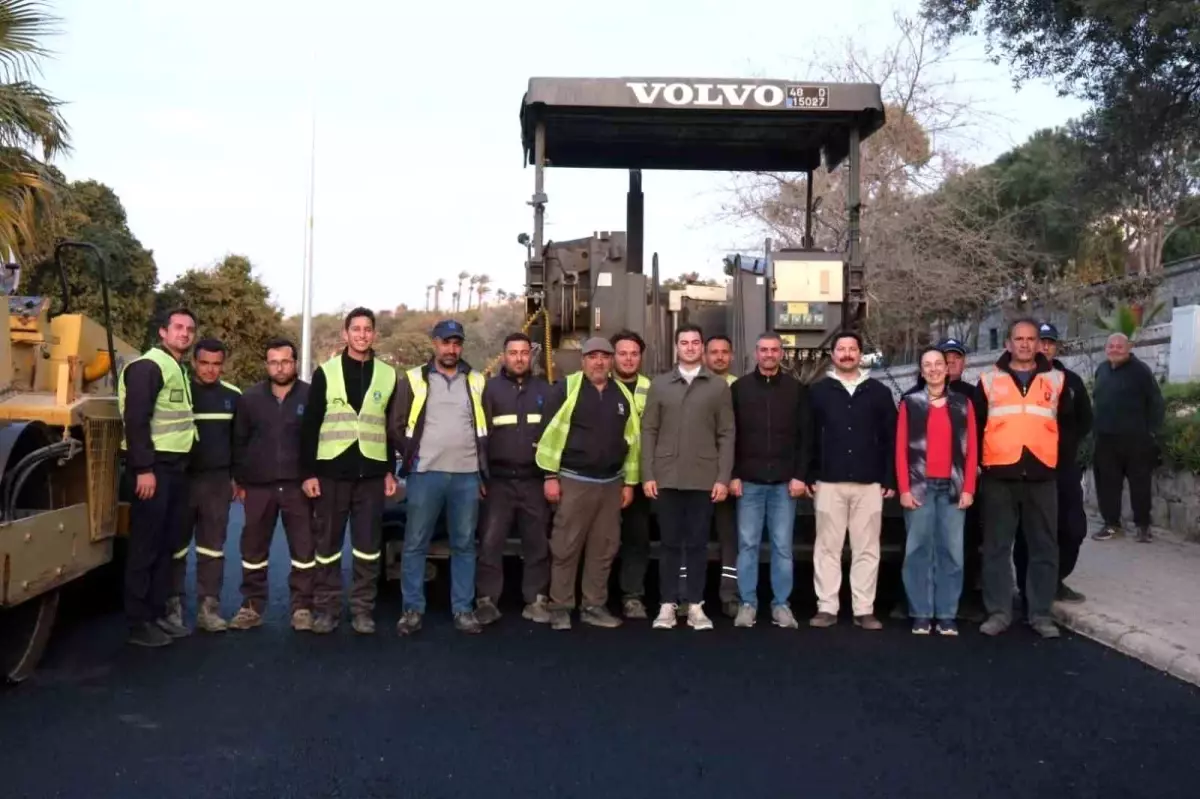 Bodrum\'da Bergamut Caddesi yenilenen yüzüyle hizmete açılıyor