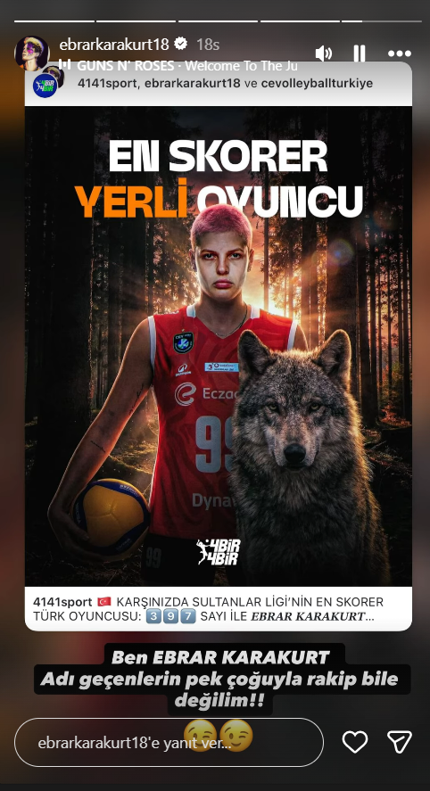 Ebrar Karakurt'tan bomba Fatih Terim'li paylaşımı Ebrar Karakurt'tan bomba Fatih Terim'li paylaşımı