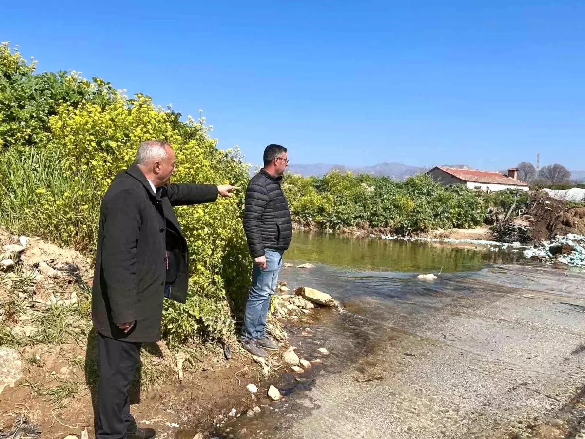 Malgaç Çayı\'nda ulaşımı rahatlatan düzenleme