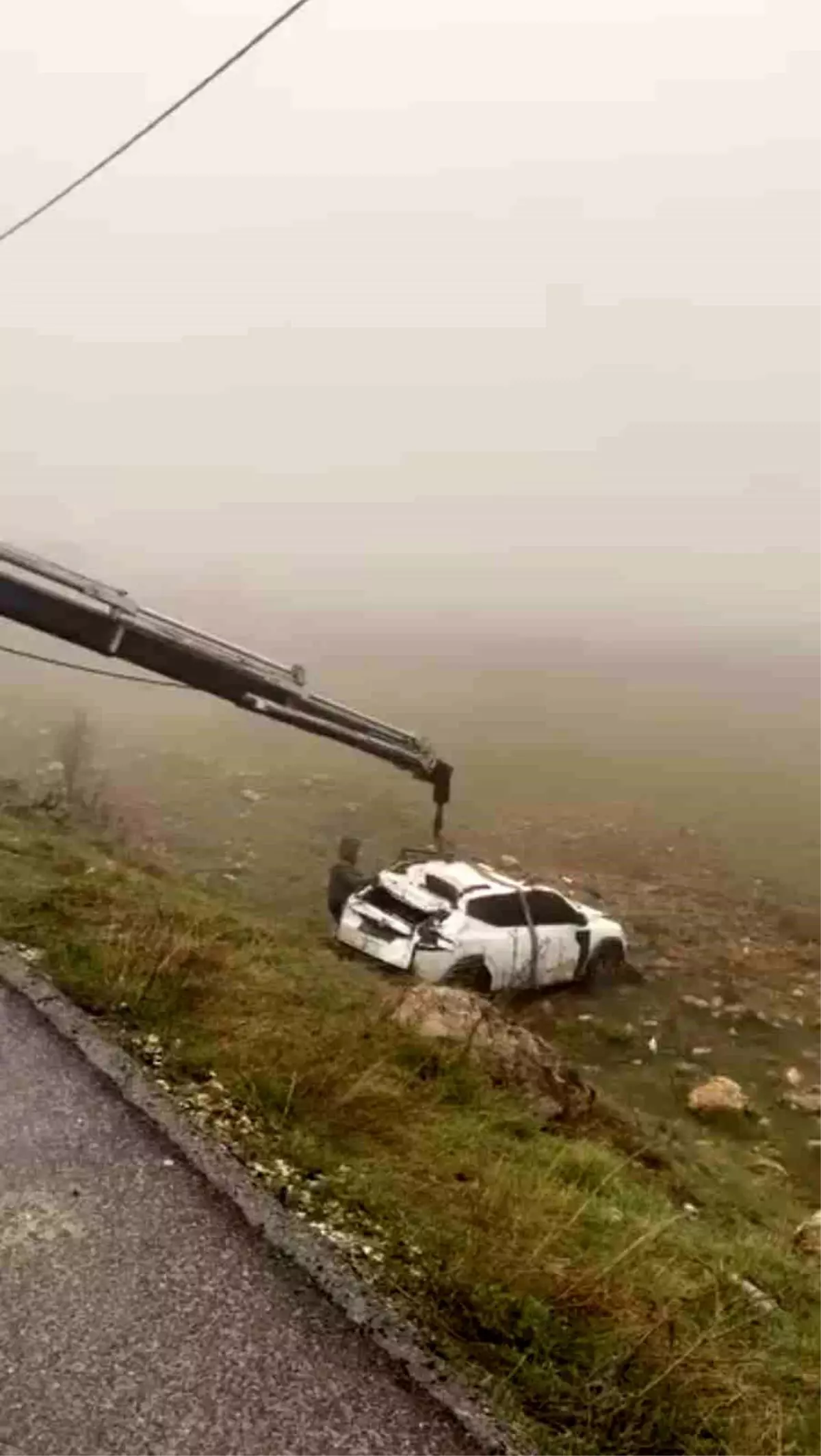 Nusaybin\'de Trafik Kazası: Sürücü Ağır Yaralı