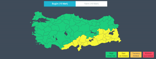 Meteoroloji alarm verdi! 19 il için sarı kodlu kritik uyarı
