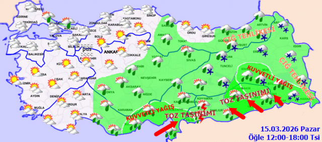 Meteoroloji alarm verdi! 19 il için sarı kodlu kritik uyarı