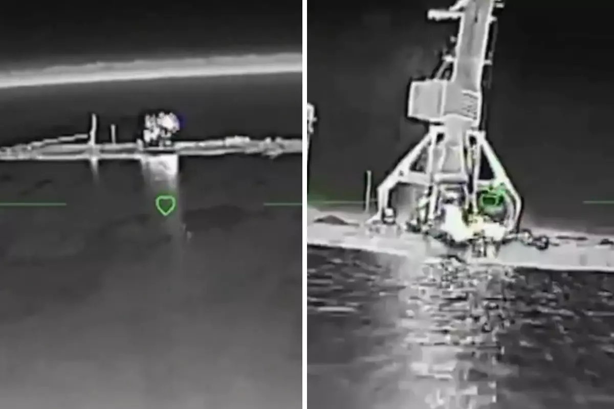 Ukrayna Rus gemisini böyle imha etmiş