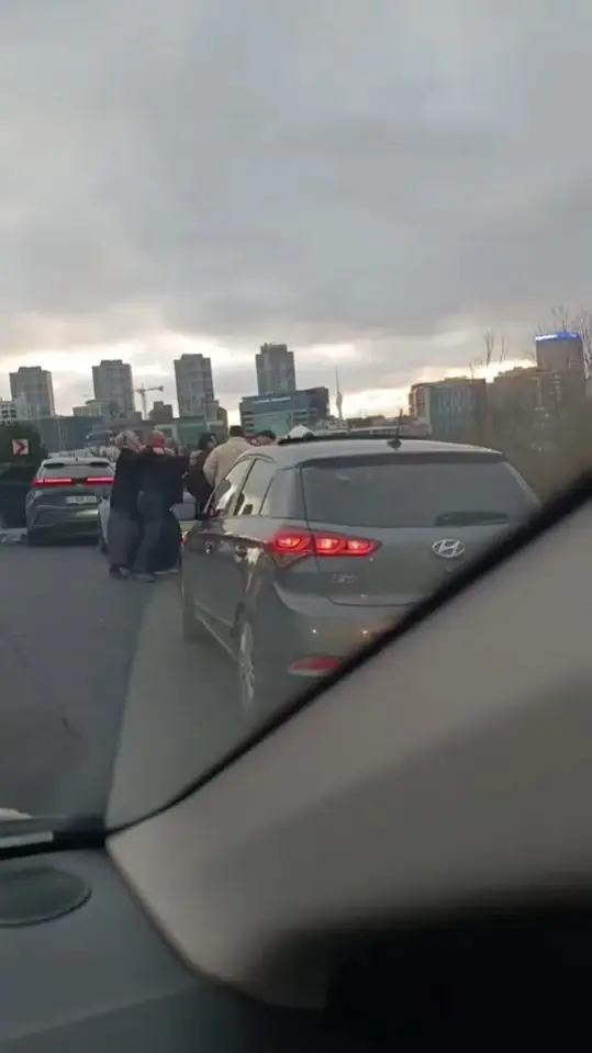 Ümraniye’de Trafik Kavgası