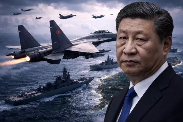 Çin’den ABD’ye tarihi rest! 26 savaş uçağı ve 7 savaş gemisiyle gövde gösterisi