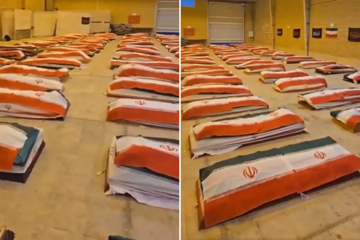 Hint Okyanusu\'ndan ölen İranlı denizciler son yolculuklarına uğurlanıyor