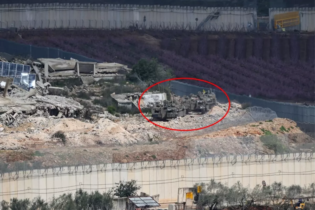 İsrail\'in Lübnan\'a düzenlediği kara harekatından ilk görüntü