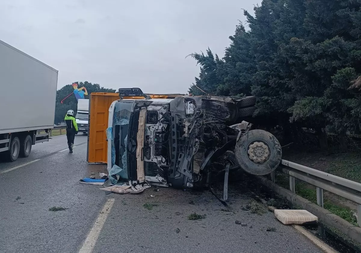 Samsun\'da Kamyon Kazası