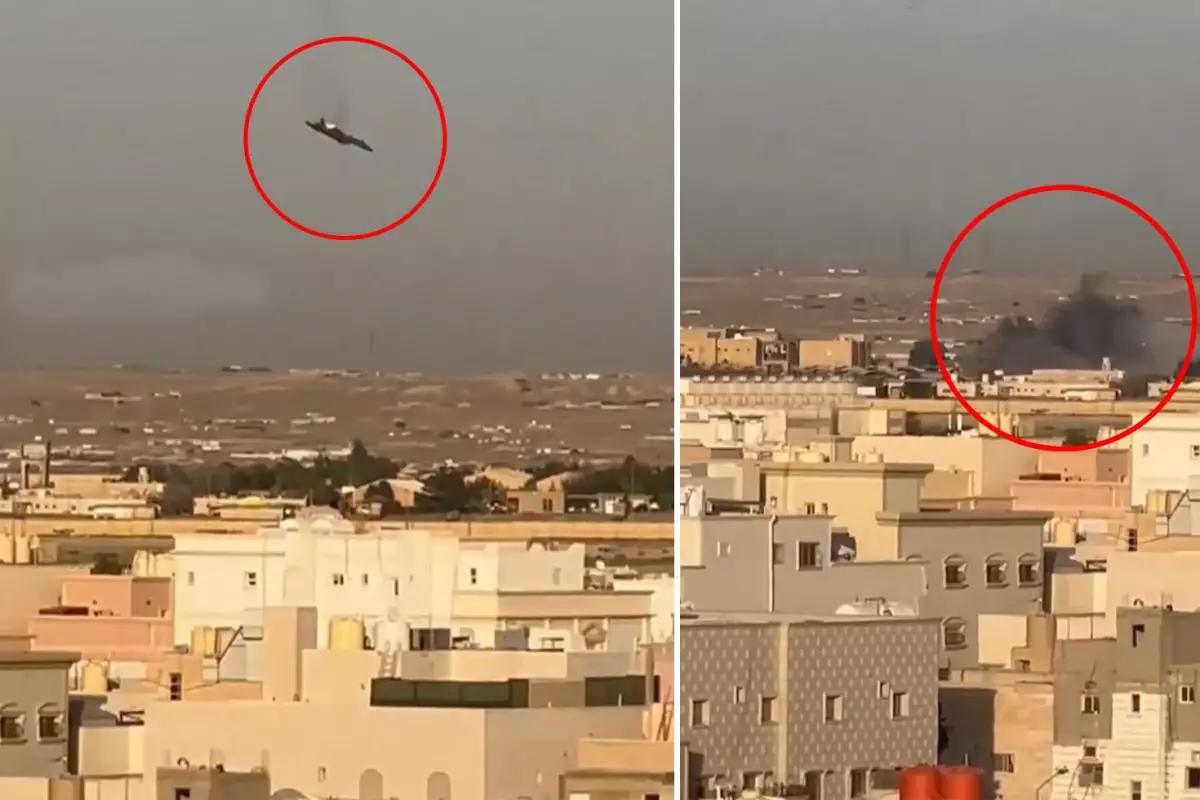 Kuveyt\'te "dost ateşiyle" düşürülen ABD savaş uçağının görüntüleri ortaya çıktı