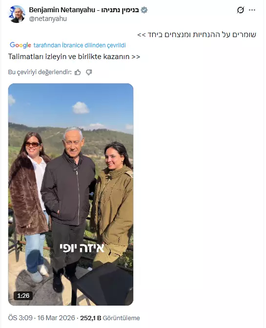 Netanyahu'dan 2. 'ölmedim' videosu