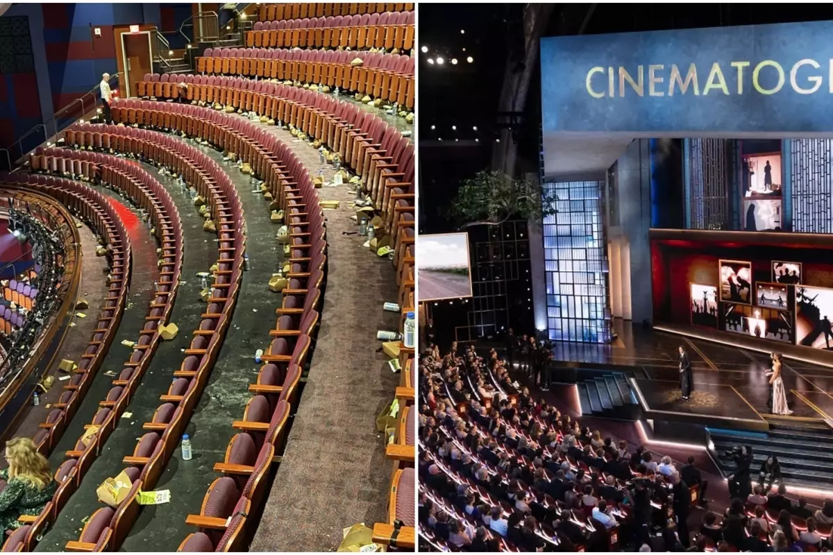 Oscar töreni sonrası salondaki görüntüler gündem oldu