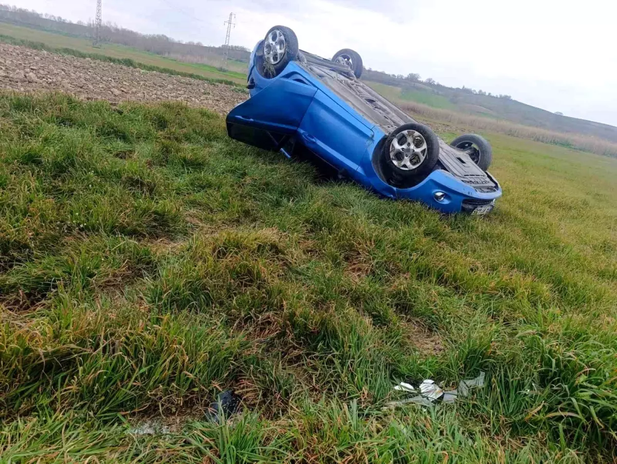 Kırklareli\'nde Kaza: Sürücü Yaralandı