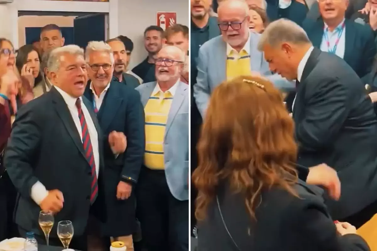 Seçimi kazanınca kendinden geçti