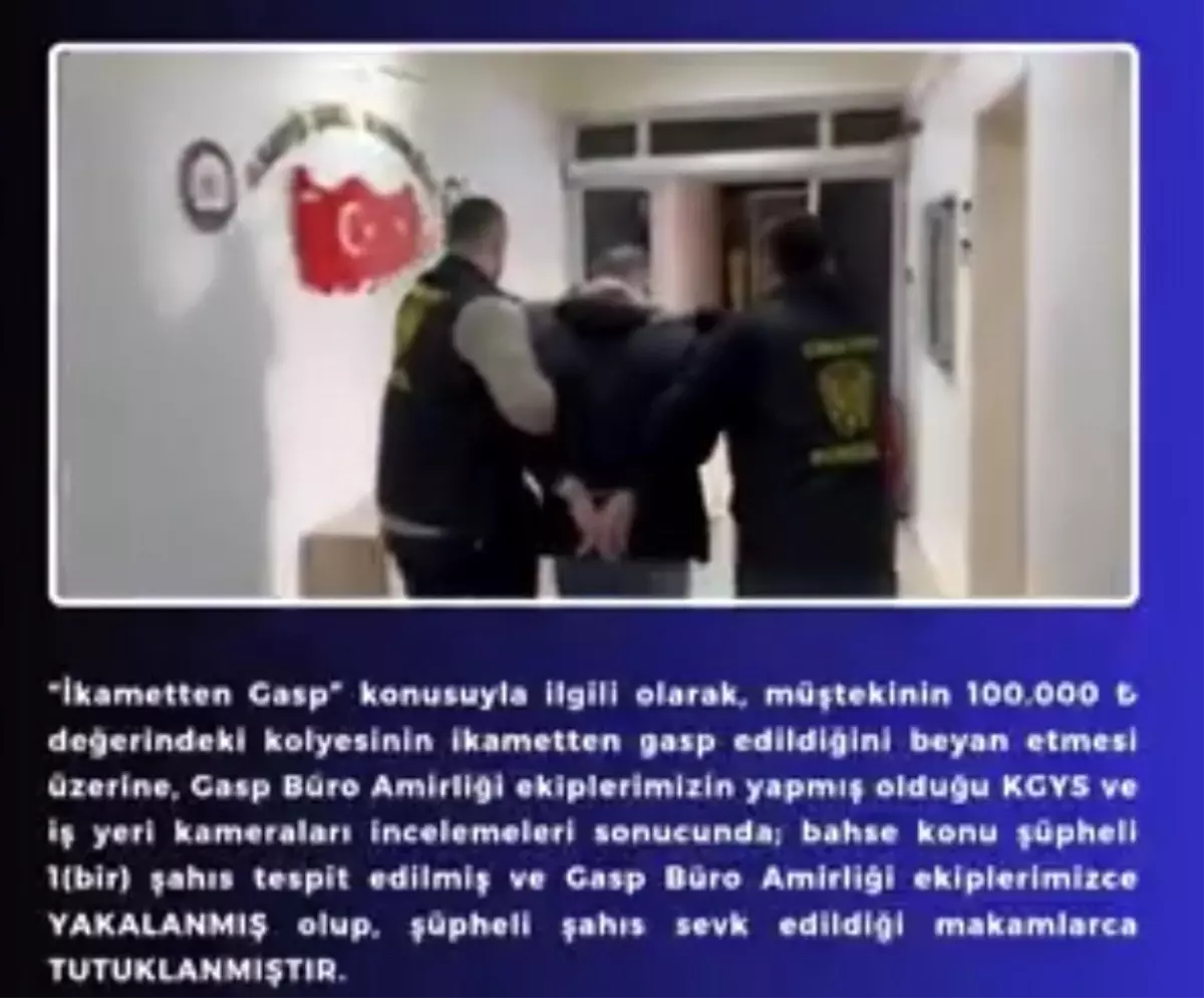 Bingöl\'de Kolye Hırsızı Tutuklandı