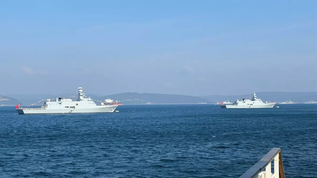 Çanakkale\'de TCG Heybeliada\'ya Yoğun İlgi