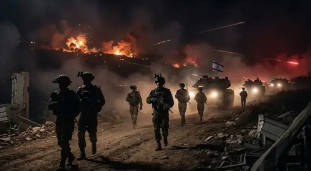 Lübnan'a kara harekatı başlatan İsrail'de orduya yerleşim bölgelerini yıkma yetkisi