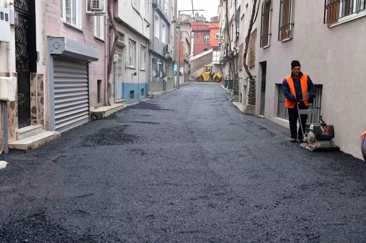 Osmangazi Belediyesi\'nden Yeşilova mahallesi\'ne yeni asfalt