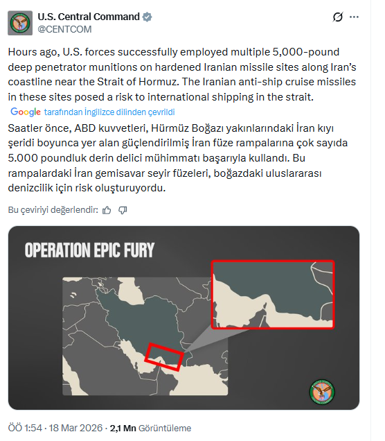 ABD tek başına harekete geçti! Ülkenin can damarı 2 tonluk bombalarla vuruldu