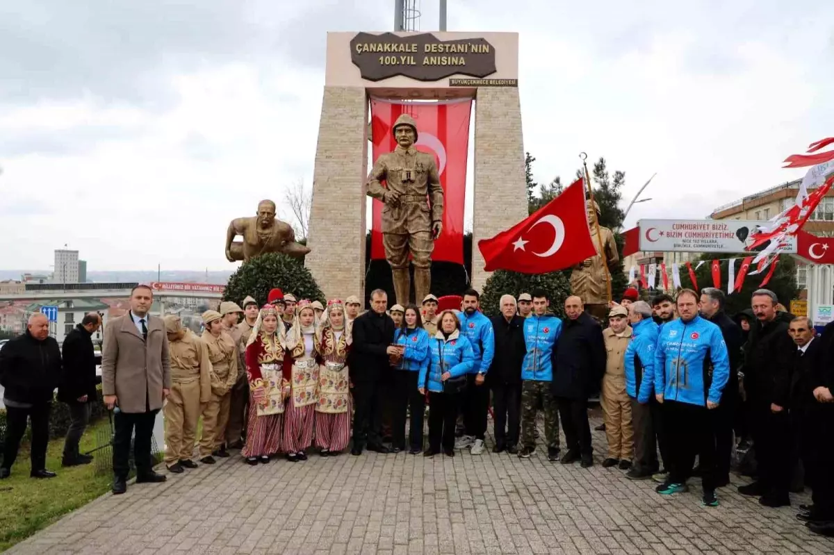 Çanakkale Zaferi\'nin 111\'inci yıl dönümü Büyükçekmece\'de gururla kutlandı