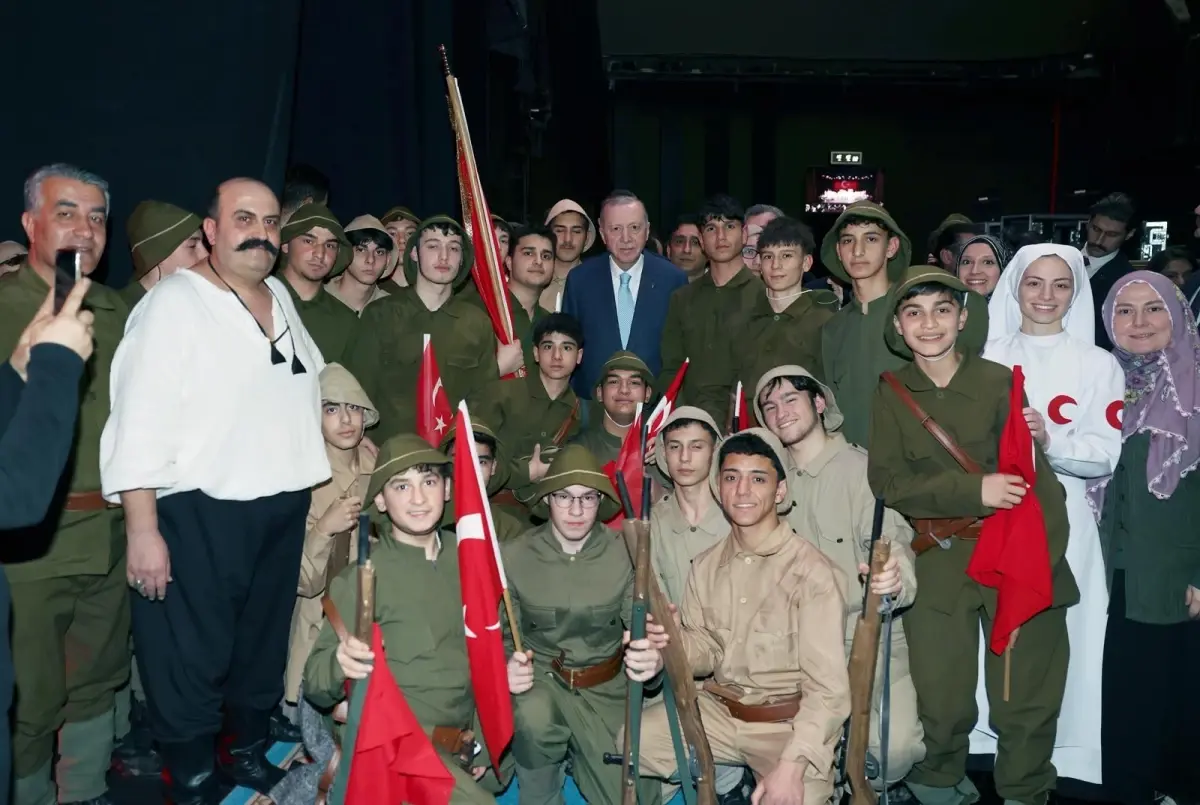 Cumhurbaşkanlığı Külliyesi\'nde \'Şüheda 1915\' tiyatro oyunu sahnelendi