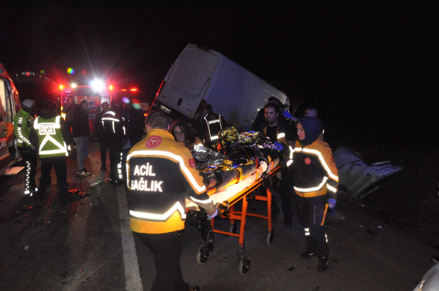 Edirne'de feci kaza: 2 ölü, 1 yaralı