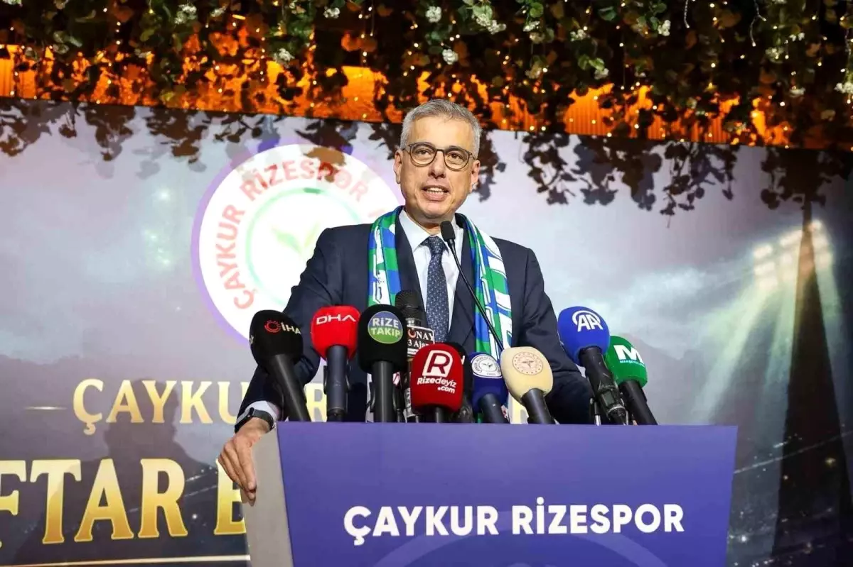Bakan Memişoğlu\'ndan Rizespor\'a Övgü