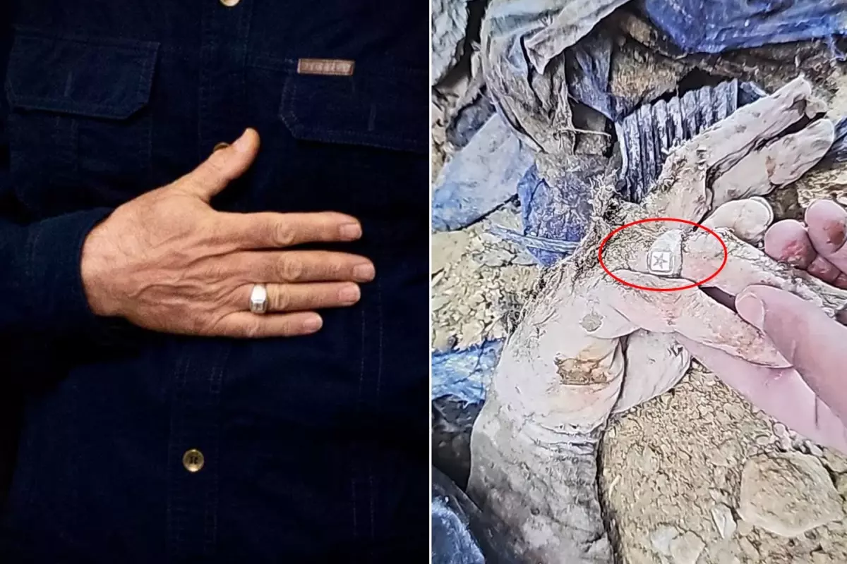 Laricani\'nin yüzüğünden teşhis edildi! İşte İsrail\'in servis ettiği görüntü
