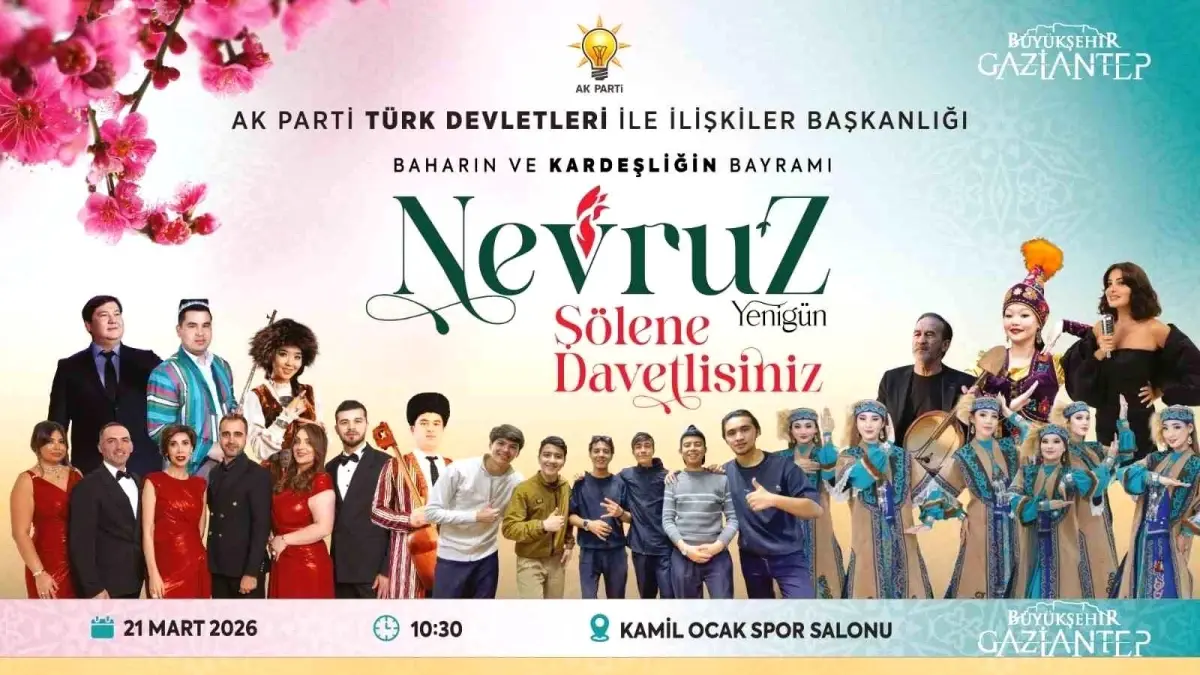 Nevruz Ateşi Gaziantep\'te yakılacak