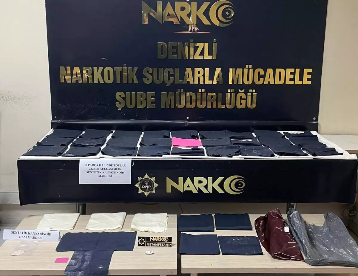 Denizli\'de Uyuşturucu Operasyonu: 3 Tutuklama