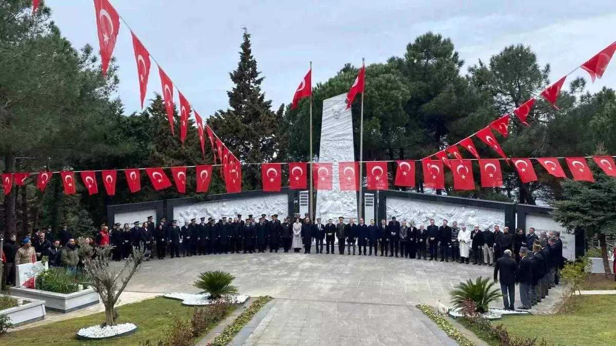 Sinop\'ta 18 Mart Çanakkale Zaferi Töreni