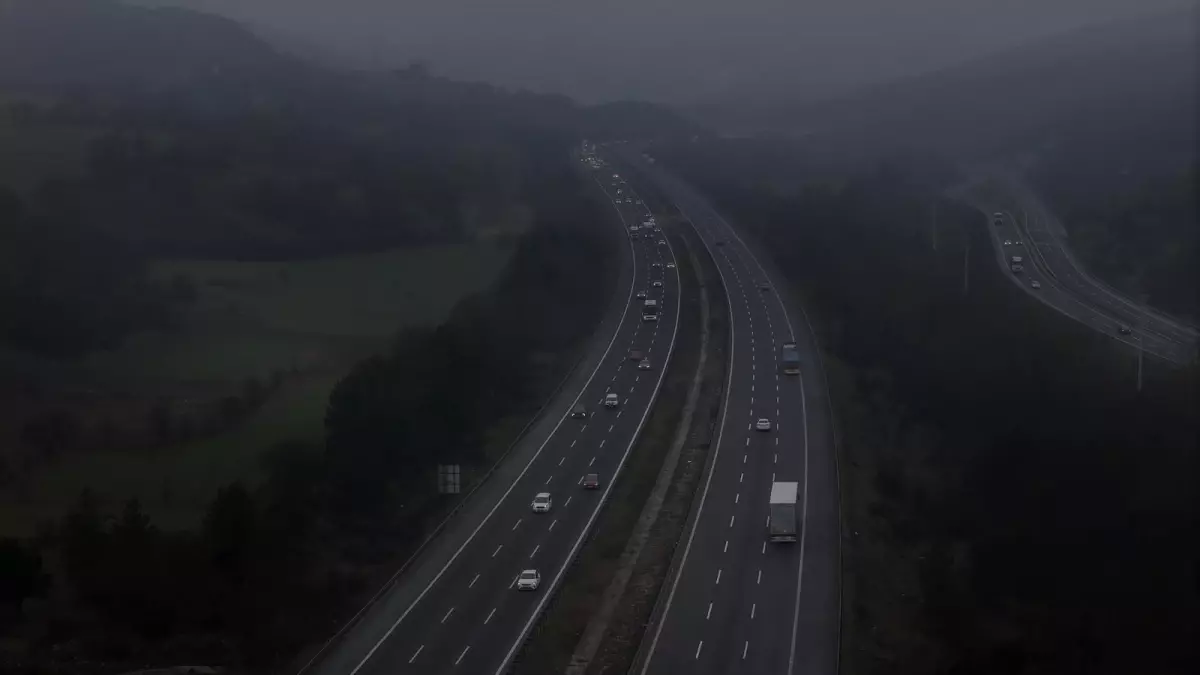 Bolu Otoyolu\'nda Trafik Yoğunluğu Yok