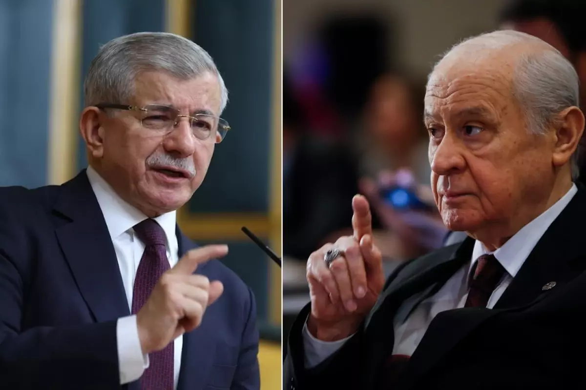 Buzlar eridi! Bahçeli\'den Davutoğlu\'na telefon