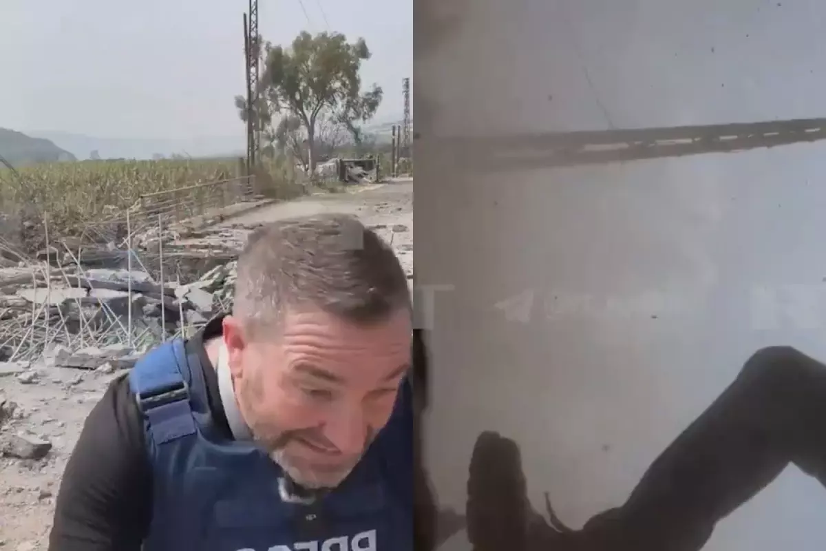 İsrail ordusu Rus gazetecilerin üzerine füze gönderdi: RT ekibi ölümden döndü