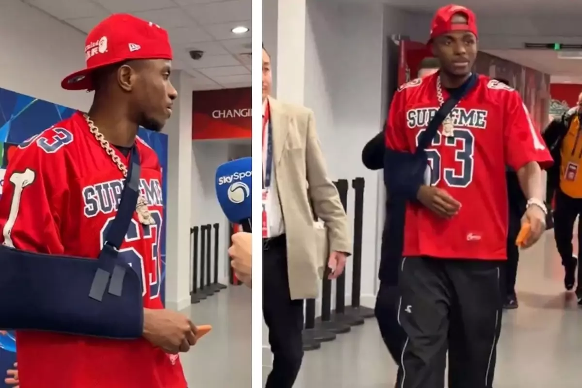 Kolunda kırık tespit edilen Osimhen\'in maç sonrası ilk görüntüsü