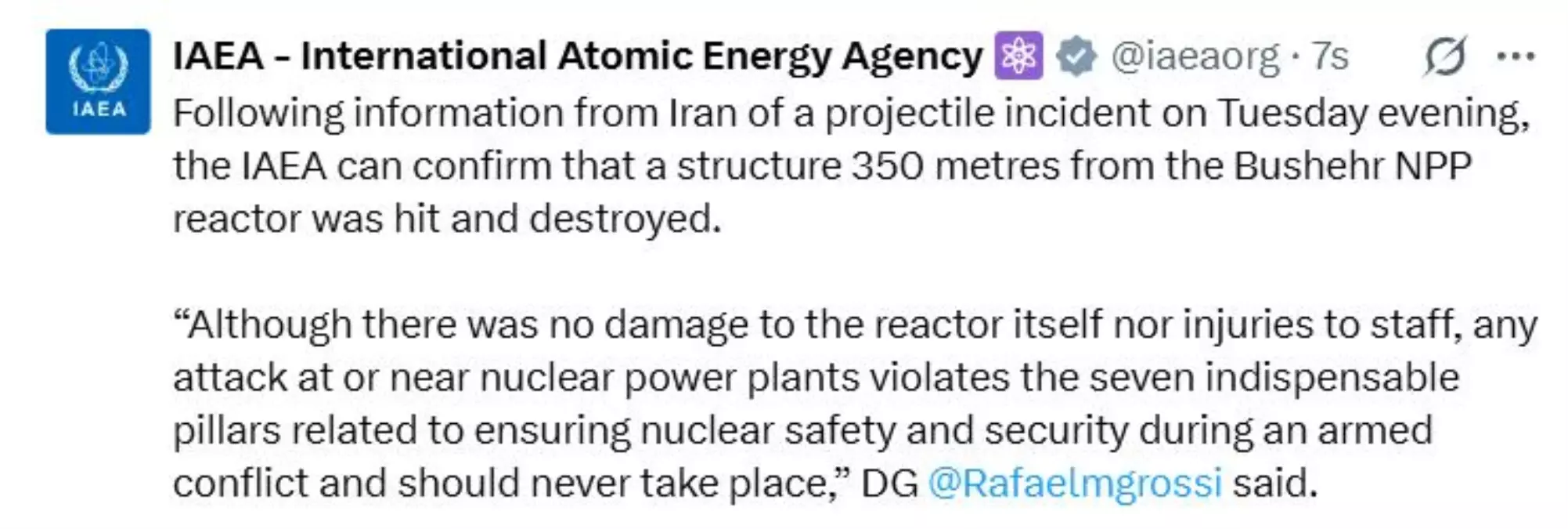 Buşehr Nükleer Santrali\'ne Saldırı Uyarısı