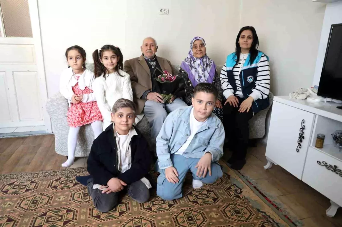 Battalgazi Belediyesi\'nden çocuklarla bayram ziyareti