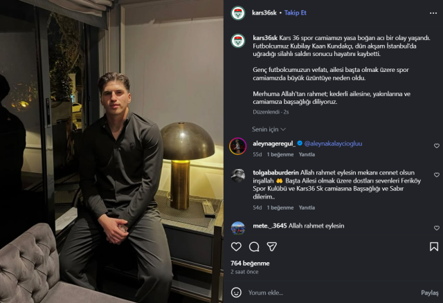 Genç futbolcuya bayram öncesi silahlı saldırı! Hayatını kaybetti