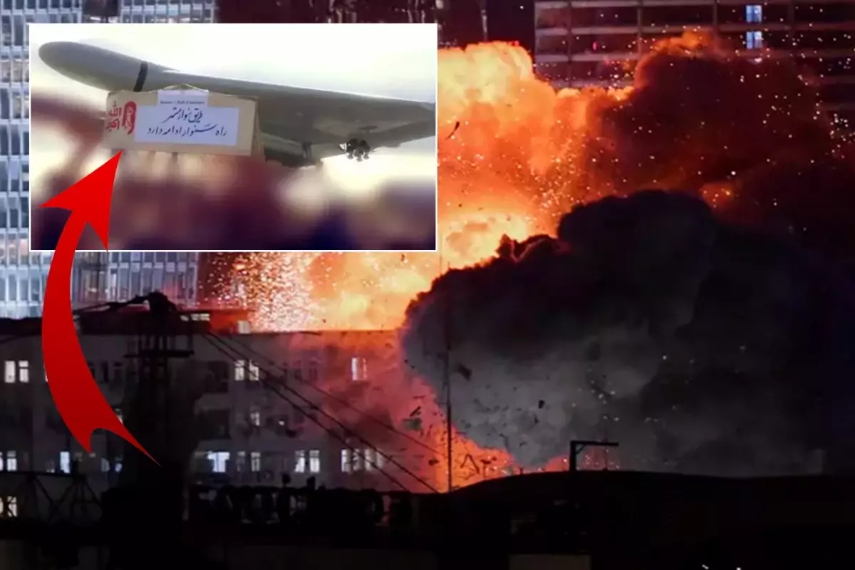 İran\'dan intikam operasyonu! Kamikaze İHA\'lar bu mesajla havalandı