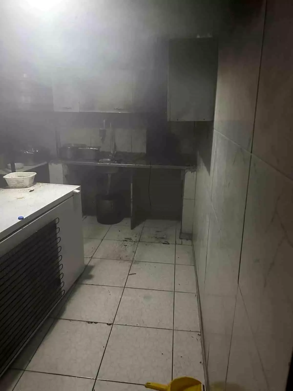 Siirt\'te Yemek İşletmesinde Yangın