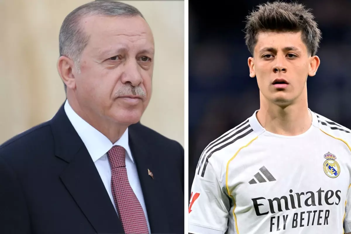 Erdoğan\'dan Arda Güler\'e: 68 metreden taktı
