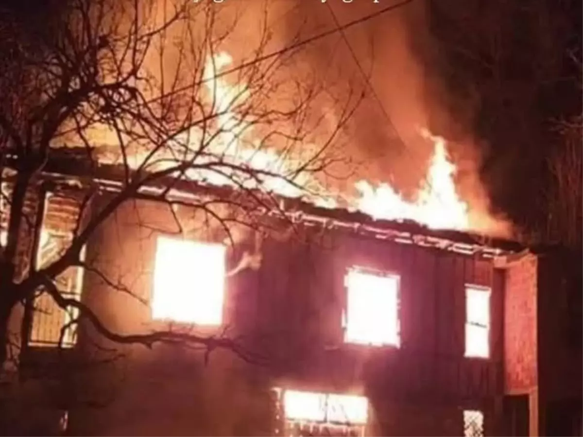 Develi\'de Yangın: Bir Kayıp, Bir Yaralı