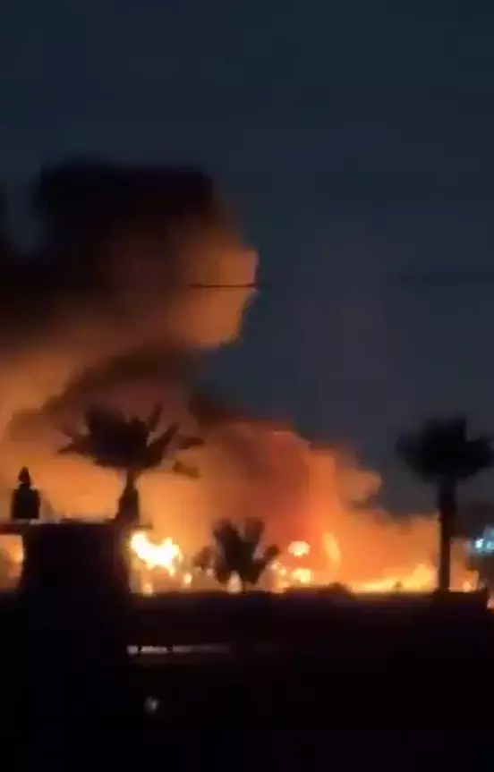 Bağdat'ta ABD Büyükelçiliğinin lojistik destek birimine saldırı Bağdat'ta ABD Büyükelçiliğinin lojistik destek birimine saldırı