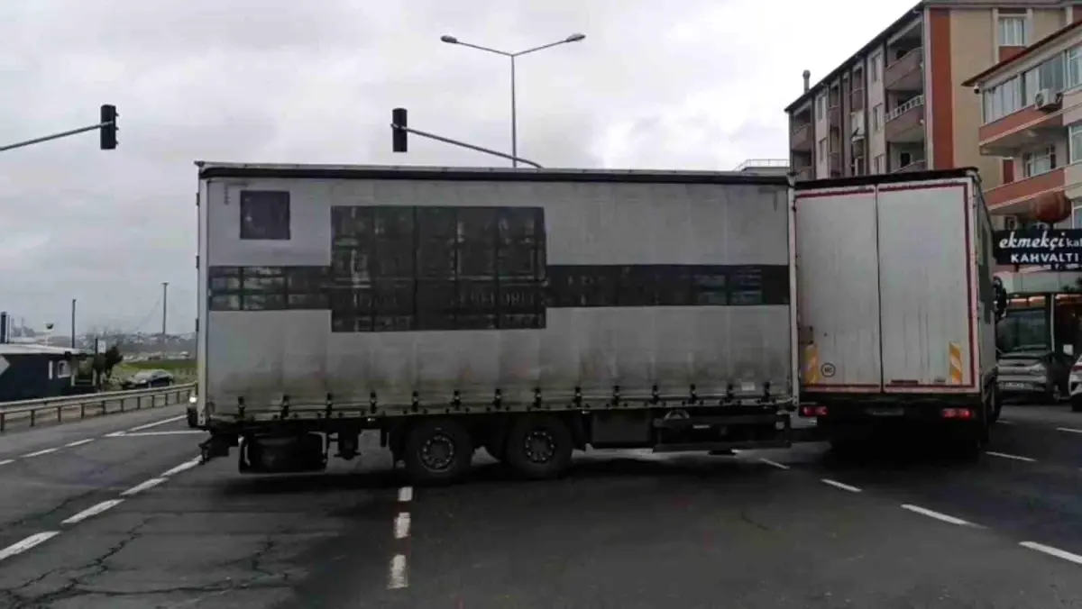 Tekirdağ-İstanbul Yolunda Trafik Yoğunluğu
