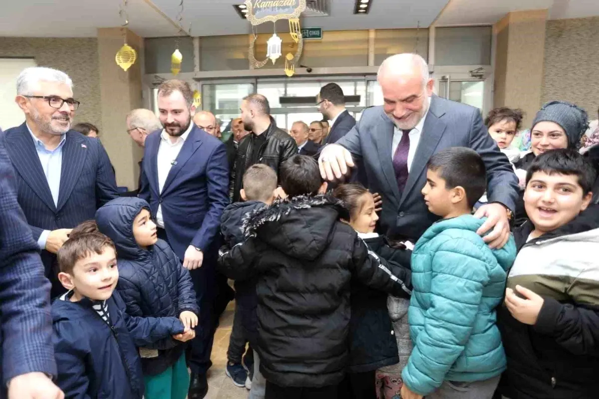 Canik\'te Ramazan bayramı bayramlaşması