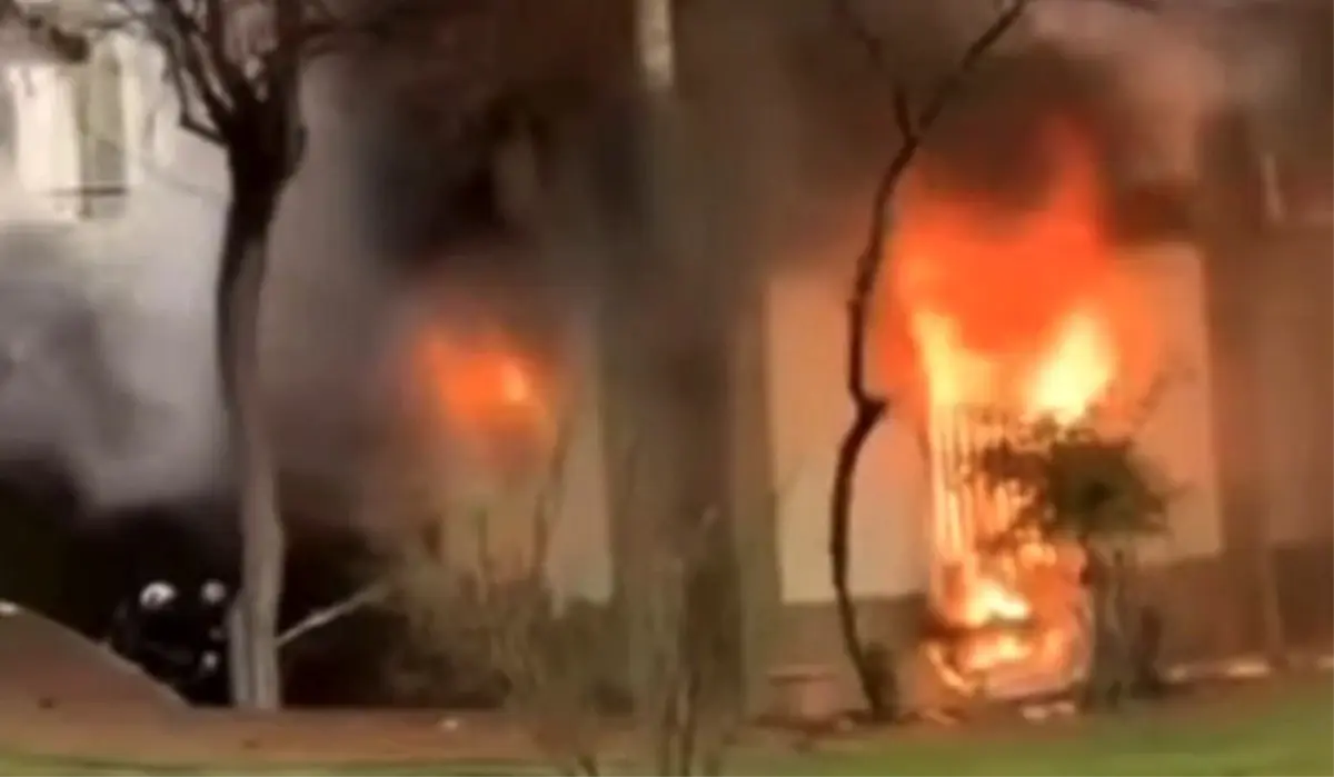 Gaziantep\'te Camide Yangın: Maddi Hasar Meydana Geldi