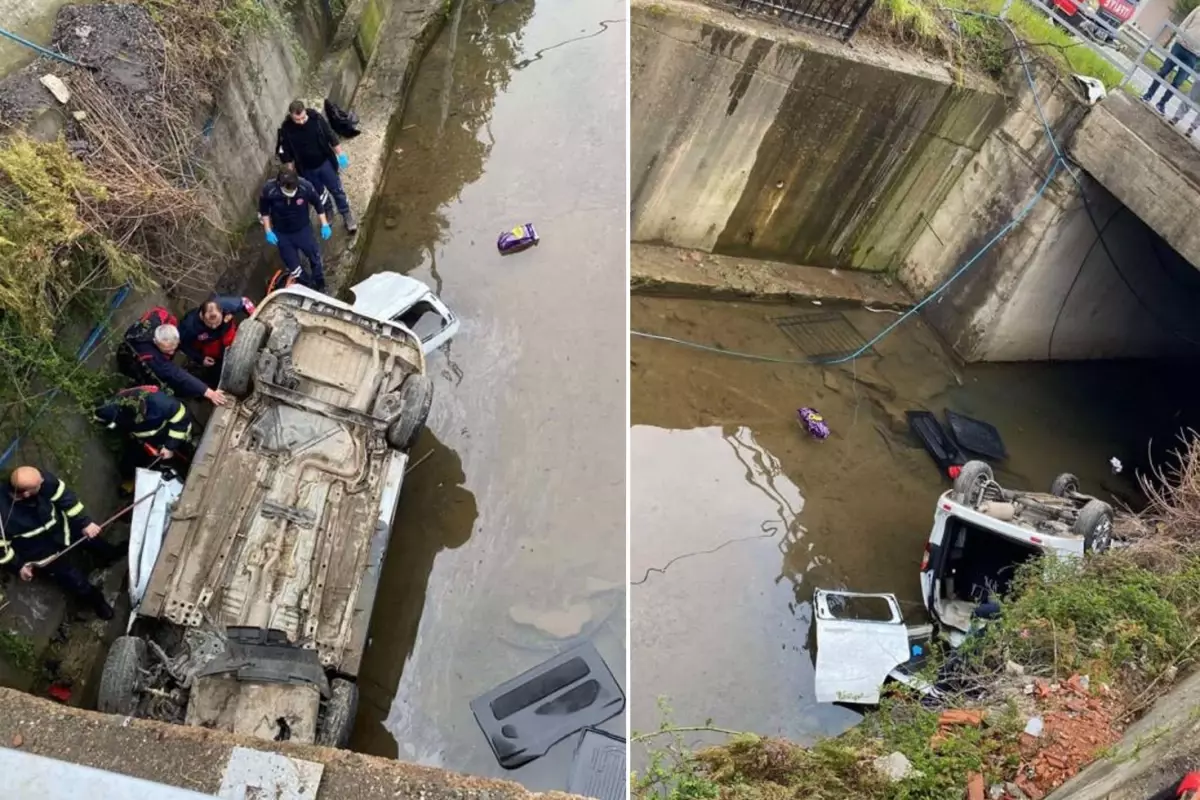 Giresun\'da otomobil dere yatağına uçtu! 3 kişi öldü, 2 kişi ağır yaralandı