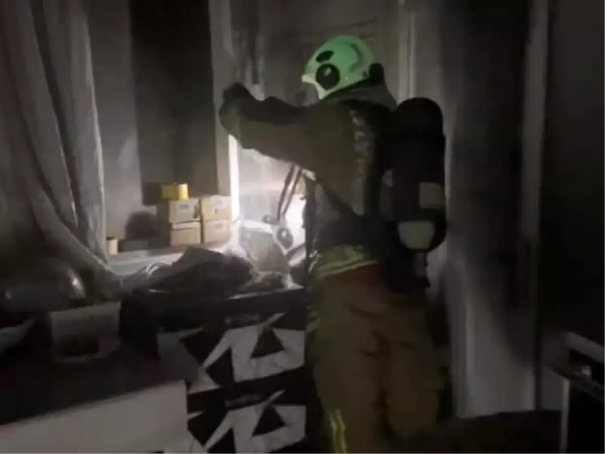 İskenderun\'da ev yangını