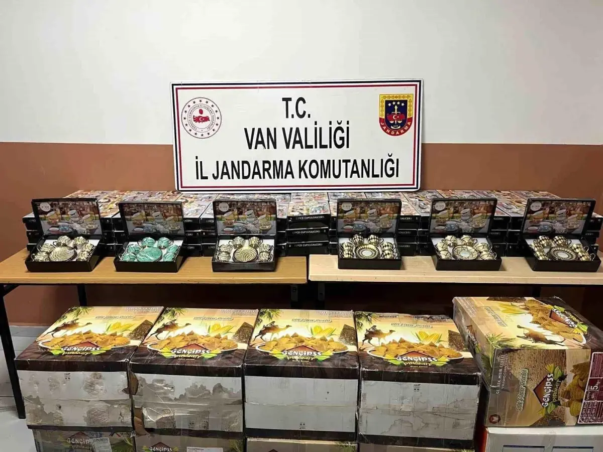 Van\'da Gümrük Kaçağı Malzeme Ele Geçirildi
