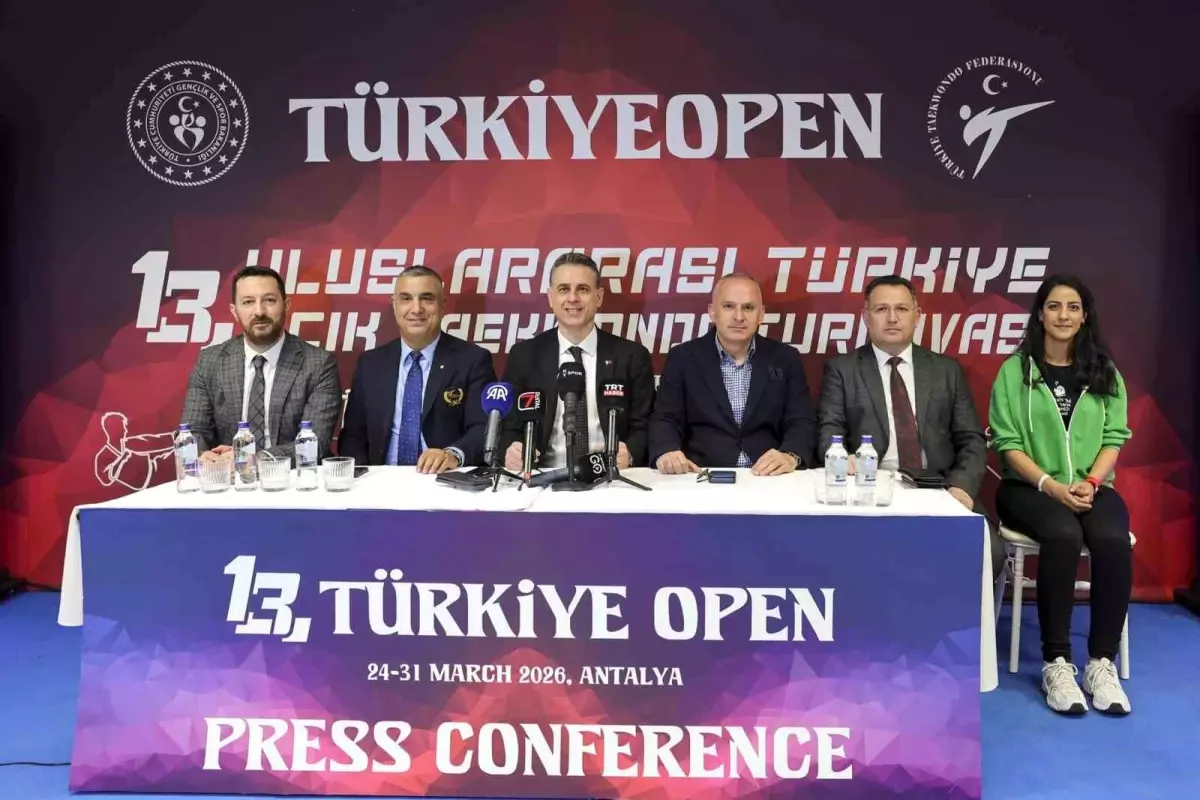 13. Uluslararası Türkiye Açık Taekwondo Turnuvası\'nda heyecan yarın başlıyor